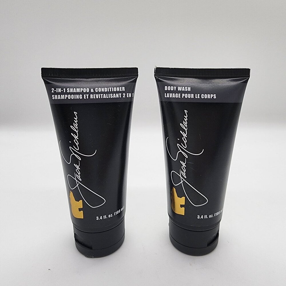 Two Jack Niklaus Shampoo & Conditioner & Body Wash 3.4oz New Sealed
